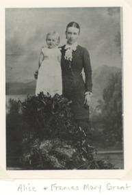 Photograph, Frances Mary Grant and Alice, 1884 c