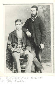 Photograph, George Price Grant, Jim Cope Victoria.  Myrtle Olive Grant, c1880