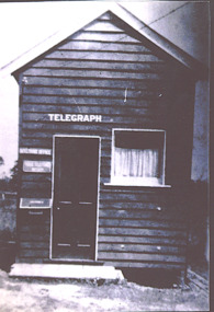 Photograph, Telegraph Office at Bills Toorloo Arm House Lake Tyers Victoria, 1930 c