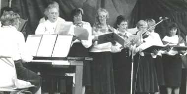 Photograph, Lakes Post Newspaper, Metung Village Singers , Metung Victoria, 1/05/1992 12:00:00 AM