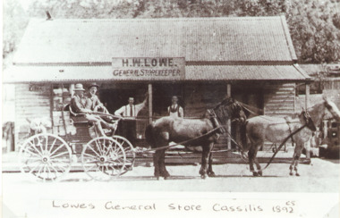 Photograph - General Store Cassilis Victoria c1892, 1892
