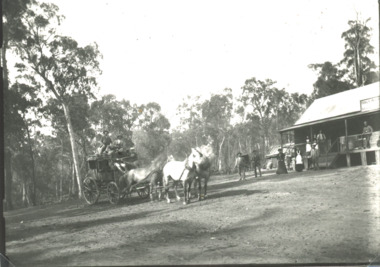 Photograph - Halfway House Hotel  between Bruthen and Tambo Crossing Victoria c1890, 1890 c