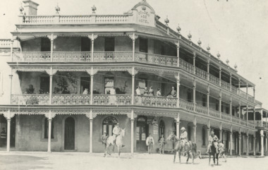 Photograph - Golden Age Hotel Omeo Victoria c1913