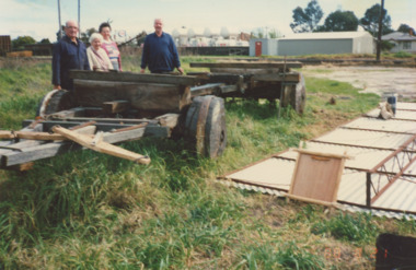 Photograph - historic bullock wagon East Gippsland Historic Society, K Scarce, 1905 c