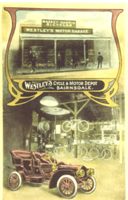Photograph - Westleys Cycle and Motor Depot Bairnsdale Victoria, 1920 c
