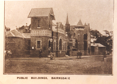 Photograph - Post Office, Court House and Shire Offices Bairnsdale Victoria, 1920 c