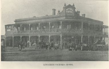 Photograph - Lemaires Victoria Hotel  Bairnsdale Victoria, 1900 c