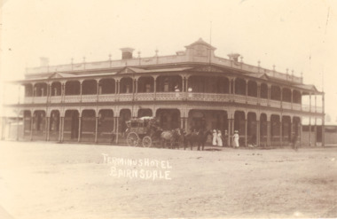 Postcard - Terminus Hotel Bairnsdale Victoria, 1900 c