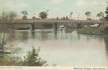 Postcard - Mitchell river,  Port of Bairnsdale Victoria, 1900 c