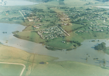 Photograph - Mitchell River in flood Bairnsdale Victoria  1990