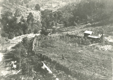 Photograph - gold mining town of Grant Victoria, 1900 c