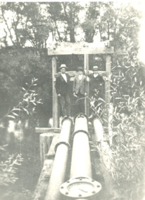 Photograph - mining in Gippsland Victoria, 1920 c