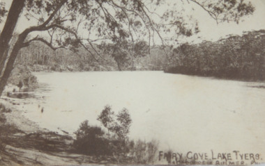 Photograph - Fairy Cove Lake Tyers Victoria, H D Bulmer, 1905 c