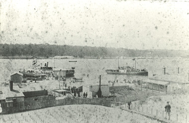 Photograph, New Works Lakes Entrance Victoria, 1900 c