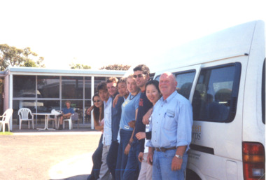 Photograph, Greencorp Conservation Volunteers at Beechers Holiday units Lakes Entrance Victoria, 1998