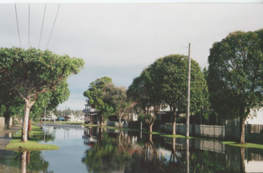 Photograph, Bulmer Street in flood Lakes Entrance Victoria, 2004 c