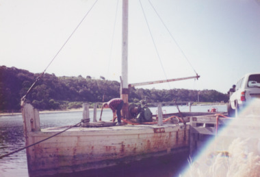 Photograph, Vera Bennett, Lady Harriet barge  Lakes Entrance Victoria, 1992