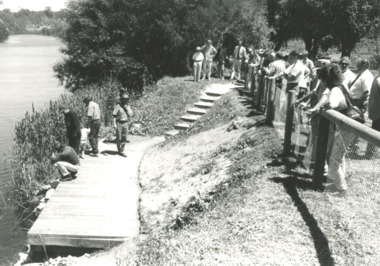 Photograph, fishing platform , Tambo River Victoria, 1/11/1994 12:00:00 AM
