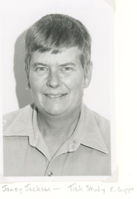 Photograph, Janey Jackson Department of Vet Studies  East Gippsland Victoria, 1995