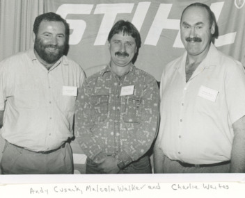 Photograph, Lakes Post Newspaper, Andy Cusack, Malcolm Walker and Charlie Waites, 1/10/1993 12:00:00 AM