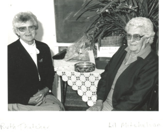 Photograph, Lakes Post Newspaper, Ruth Thatcher, Lil Mitchelson:  Lakes Entrance Victoria, 1993