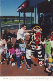 Photograph, Lakes Post Newspaper, McDonalds Donations Lakes Entrance Victoria, 1/11/2002 12:00:00 AM