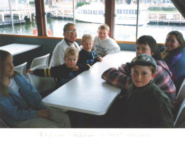 Photograph - Boat weight tests, Cunninghame Arm Lakes Entrance Victoria, Thunderbird tourist launch, 09.09.200