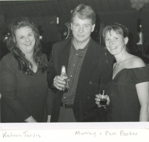 Photograph, Lakes Post Newspaper, Katrina Jarvis and Murray and Pam Porter, 1994 c