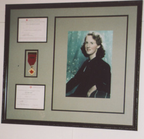 Photograph - Vera Bennett and her Red Cross Awards, M Holding, Vera Bennett, 1/07/2013 12:00:00 AM