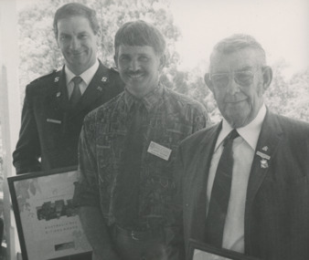 Photograph - Barry Secombe with George Canning, Lakes Post Newspaper, 1/01/1994 12:00:00 AM
