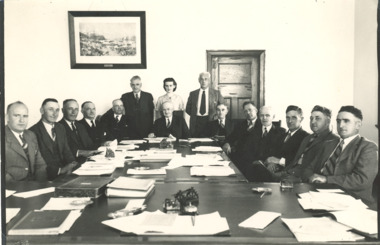 Photograph - Tambo Shire Council and staff c1960, 1960 c