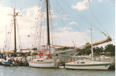 Photograph - Tall ship Defender at Paynesville, 1/03/1988 12:00:00 AM
