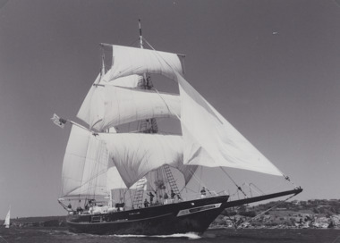 Photograph - Tall ship STS Young Endeavour 1988, 1988