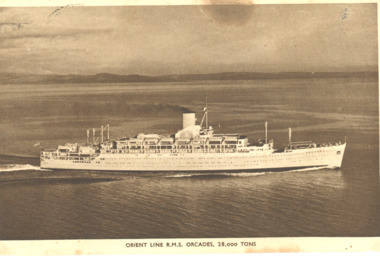 Postcard - RMS Orcades c1950, 1950 c