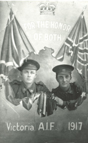 Photograph, Eric Hancock and Eugene Saxe, 1917