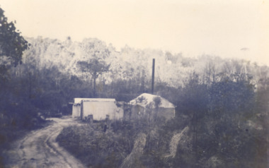 Photograph, Oil dehydration plant, Lakes Entrance Victoria, 1930 c