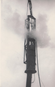 Photograph - Oil Rigs, Nought 40 pile driver, Bass Strait, 1968 c