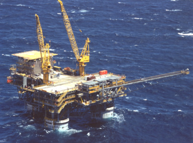 Photograph, Esso BHP, West Tuna Oil platform Bass Strait, 1/11/1996 12:00:00 AM