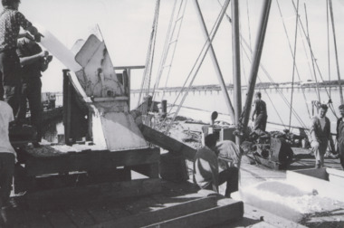 Photograph - Anchovette, with Jimmy McNamara Lakes Entrance Victoria, Hancock, 1952