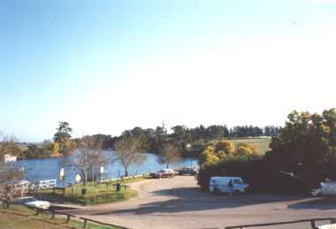 Photograph, M Holding, Jetty and boat ramp Tambo River Johnsonville 1999, 1999