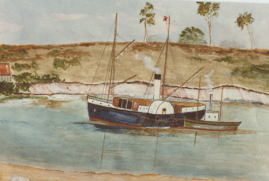 Album, M Fish, Charlie Carpenters paintings, Lakes Entrance Victoria