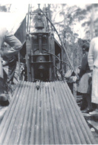 Photograph - Iron Ore drilling rig, Nowa Nowa Victoria 1957, 1957
