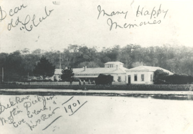 Photograph - Early Club Hotel.  Lakes Entrance Victoria, 1901 c