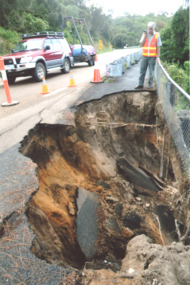 Photograph - Princes Highway Lakes Entrance, Lakes Post Newspaper, Landslip Jemmys Point, 1/04/2014 12:00:00 AM
