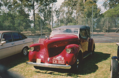 Photograph - Nungurner Primary School Victoria, M Holding, Ray Kleinitz Willys overland motor car, 1/09/2005 12:00:00 AM