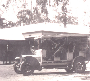 Photograph - Whadcoats Mail Bus Service, C Whadcoats Mail Bus, 1920 c