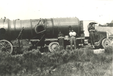 Photograph - mining site, East Gippsland Victoria, 1915 c