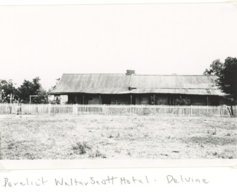 Photograph - Sir Walter Scott Hotel Devine, Sir Walter Scott Hotel  Delvine Victoria, 1948
