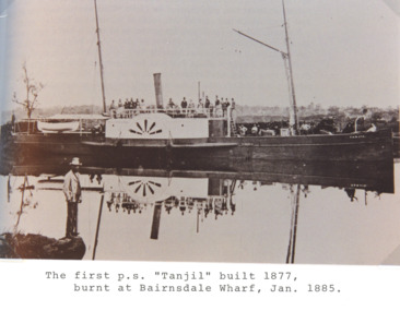 Photograph - PS Tanjil, 1880 c