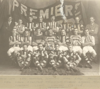 Photograph - Football Premiers 1920, Lakes Entrance Victoria, 1920